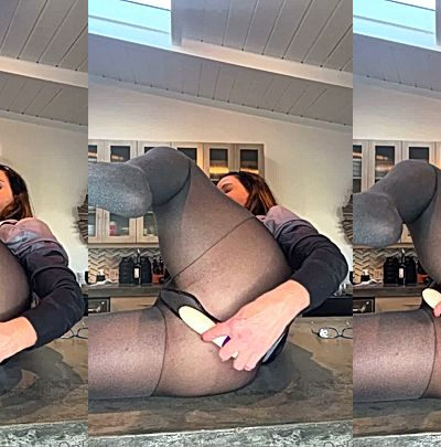 horny milf Christy Canyon vibrator show during live stream
