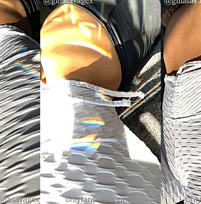Ginasavagex teasing her big ass