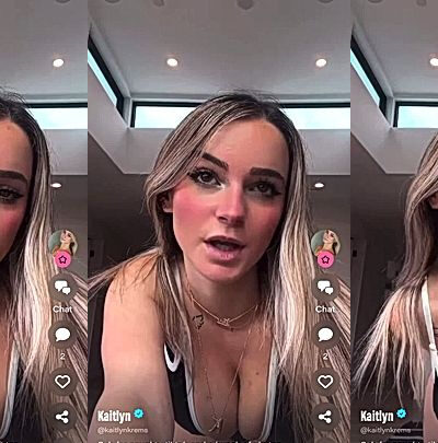 blonde teen Kaitlyn Krems live stream big booby tease