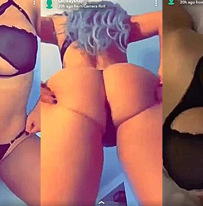 Laci Kay Somers showing off her fit body on live stream
