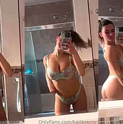 sexy babe Kaitlyn Krems sexy bra and perfect ass