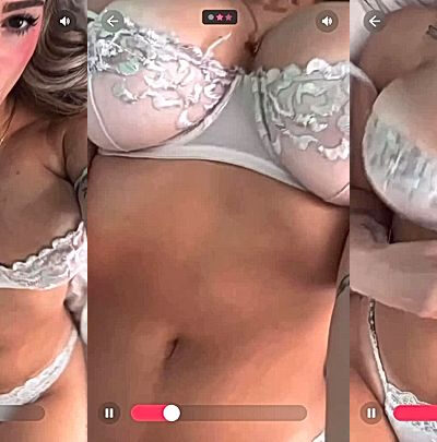 sexy blonde Kaitlyn Krems shaking her big natural tits video leaked