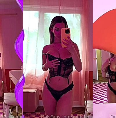 Kaitlyn Krems mirror big tits tease