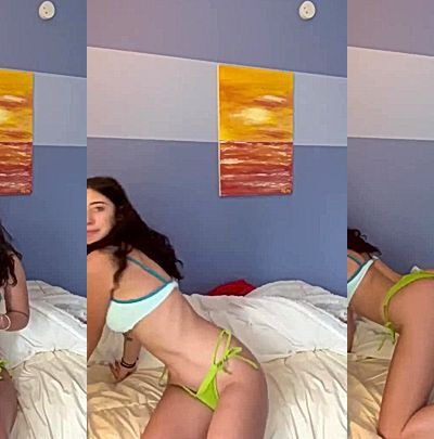 sexy Israeli girl hotblockchain showing off her naked big ass video leaked