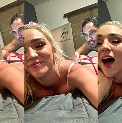 Kendra Sunderland getting her ass eaten by her boyfriend