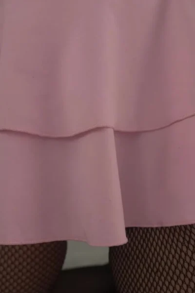 Heatherbby nude riding a big dildo in her pink skirt