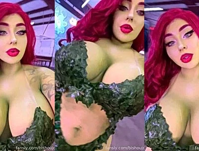 pawg teen Bishoujomom showing off her naked big tits