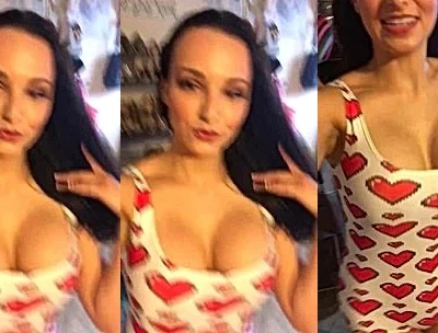 Lexi Luna teasing her big tits in her tight dress video leaked
