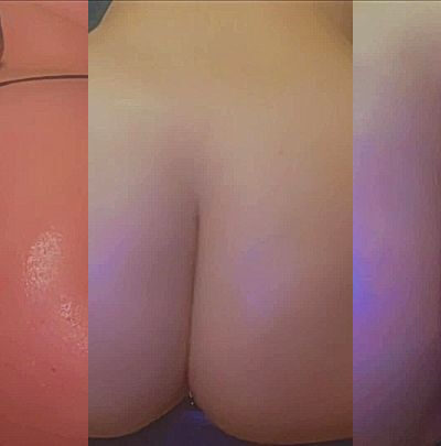Christi Spooks showing off her oily big booty