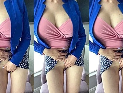 Lexi Luna teasing her upskirt naked pussy video leaked