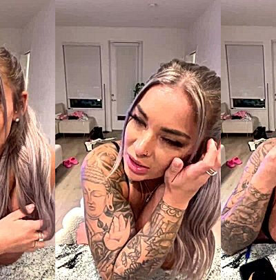 Hayley Davies showing off her big tits for her fans video leaked