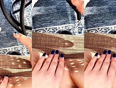 Lexi Luna teasing her naked pussy pov