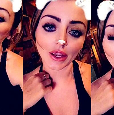 Sophie Dee teasing her tongue