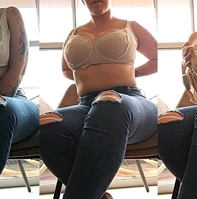 amarettoh teasing her naked big tits in her jeans video leaked