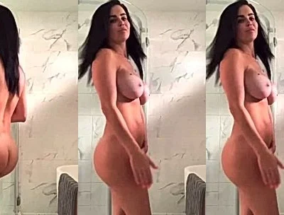 hot British babe Emma Glover teasing her hot naked body in the bathroom video leaked