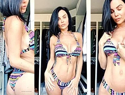 Emma Glover sexy bikini try-on-haul