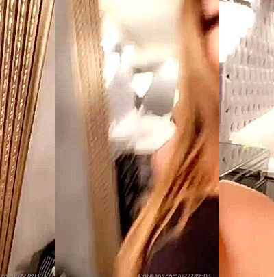 Sophie Dee teasing her sexy body in the mirror