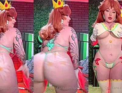 princess peach Bishoujomom teasing her thicc body video leaked