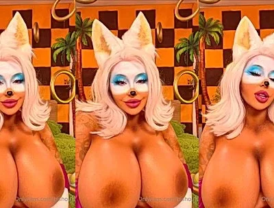 cosplay thicc babe Bishoujomom showing off her big tits video leaked