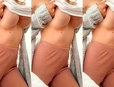 Coconut Kitty teasing her naked body in the bathroom