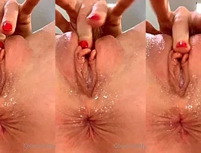 Coconut Kitty clit rubbing masturbation close-up video leaked