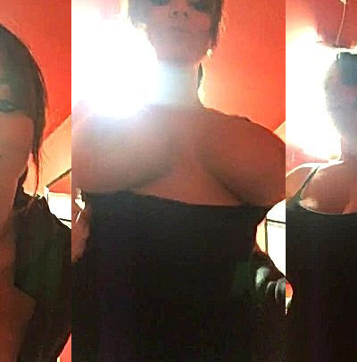 hot British babe Sophie Dee teasing her big natural tits video leaked