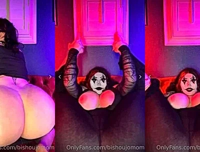 kiss cosplay goth girl Bishoujomom teasing her big ass video leaked