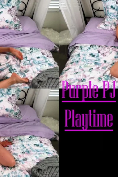 Lexi Luna teasing her naked breasts and clit play in bed