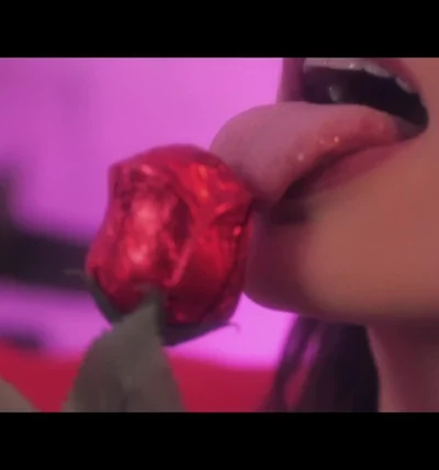 Lexi Luna surprising herself with a lesbian experience during valentines day