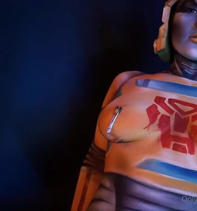 Bishoujomom three transformers lesbian babes hot tease