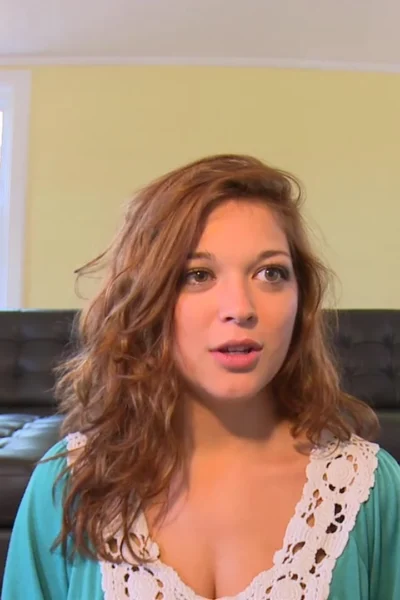 Tessa Fowler teasing her big tits in her green dress