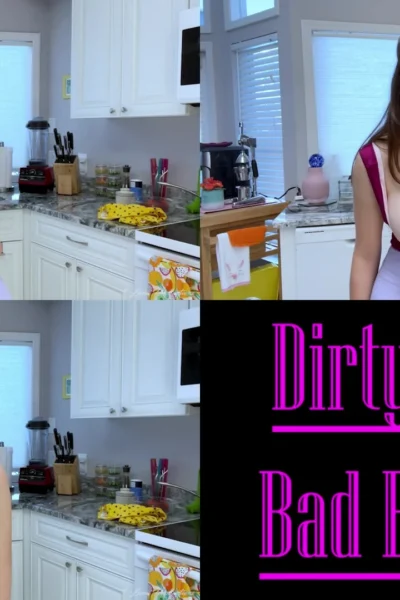 hot milf Lexi Luna teasing her big tits in the kitchen