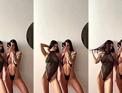 Sonya Jess two hot chicks teasing their sexy lingerie