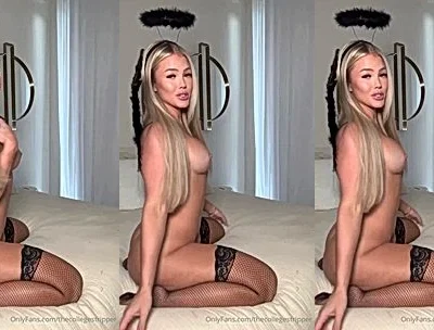 horny angel Mia Monroe teasing her naked big booty