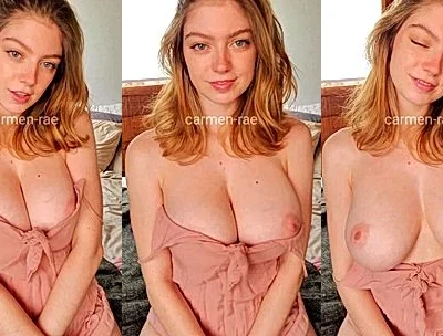 Carmen Rae playing with her naked pussy