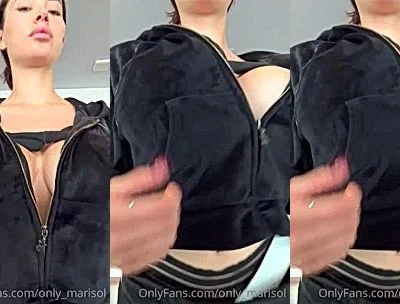 Marisol Yotta teasing her big tits in her sweater