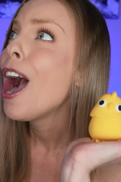 Britney Amber teasing her cute sex toys
