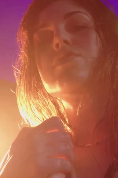 Molly Stewart teasing her sexy naked body in the disco