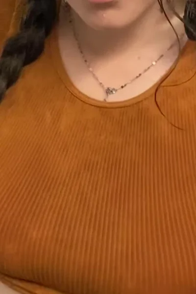 pigtail chick QuinnFinite flashing her naked big tits
